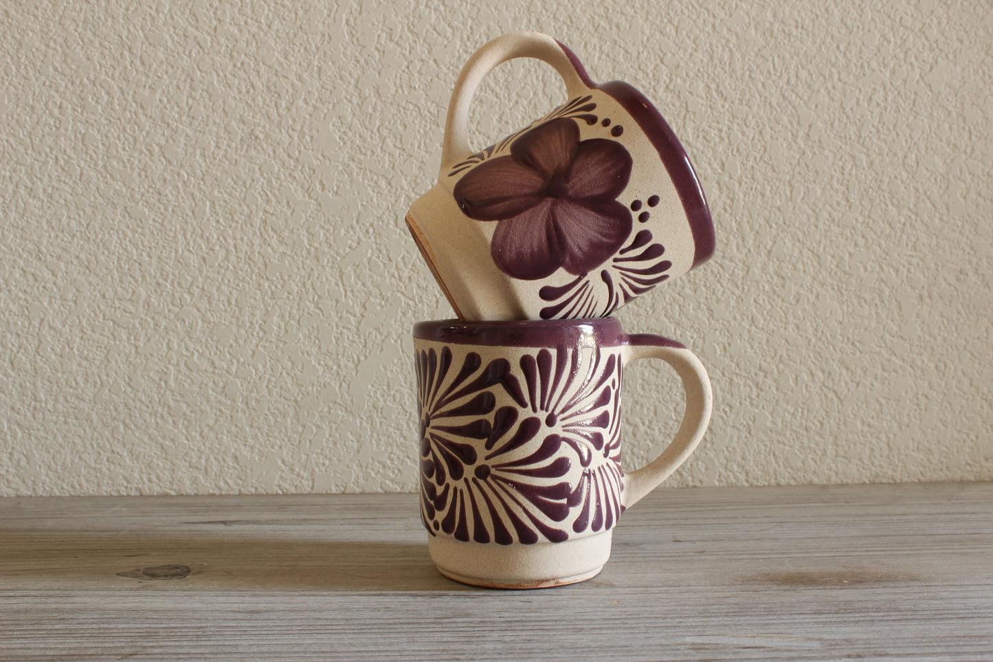 The Plum Mug Hand-Painted Stoneware